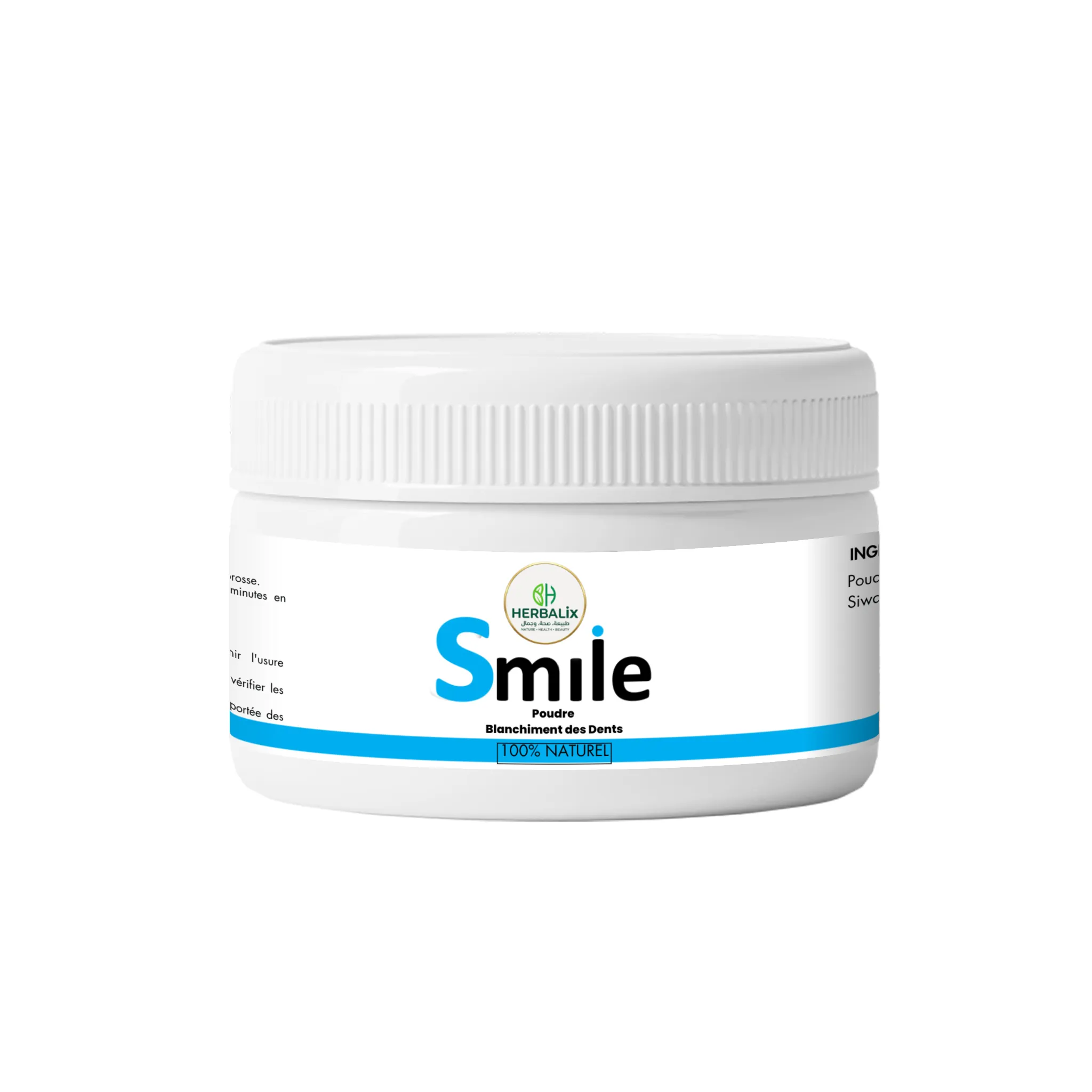 Smile poudre dentaire Herbalix 50 g